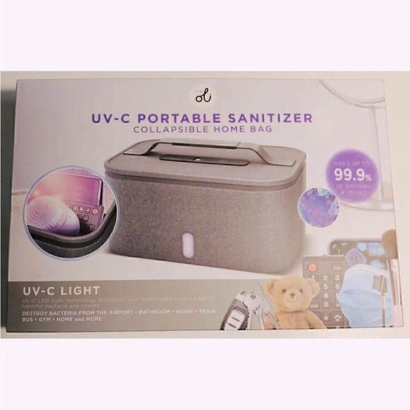 Vie Oli UVC LED light Portable Sanitizing Bag Kills 99.9% Bacteria sanitizer - Picture 10 of 12